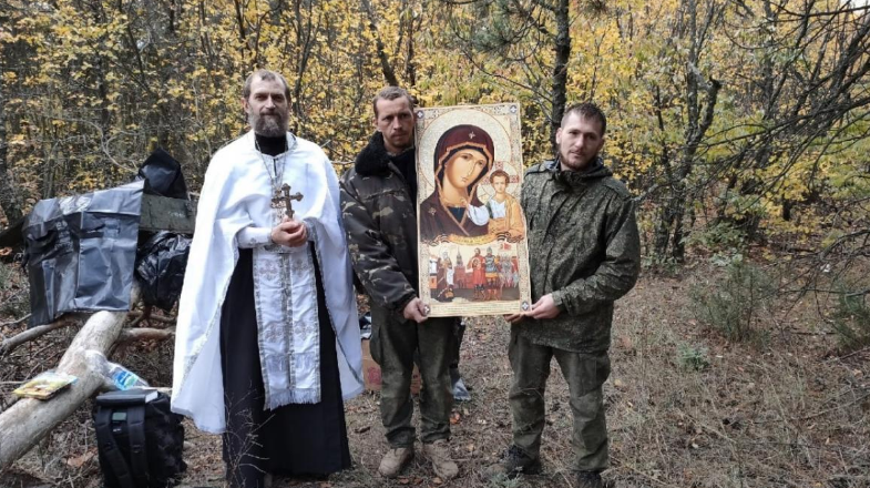 "Свій символізм": російських окупантів похрестили за допомогою мішків для трупів