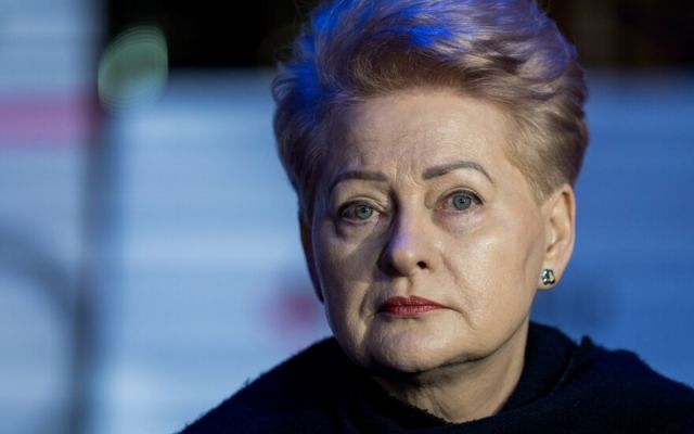 Експрезидентка Литви Грибаускайте розкритикувала Захід за надто нерішучу допомогу Україні