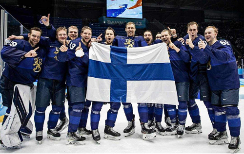 Финны победу над ОКР в хоккейном финале Олимпиады посвятили Украине 
