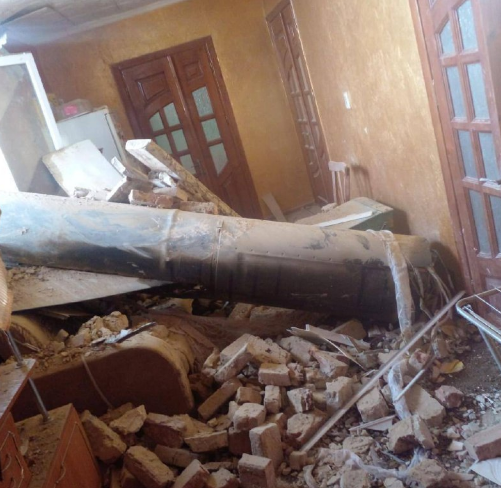 Російська ракета влучила в будинок на Івано-Франківщині і дивом не вибухнула