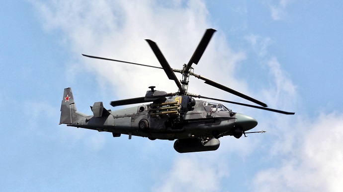 На Херсонщині окупанти збили власний гелікоптер Ка-52