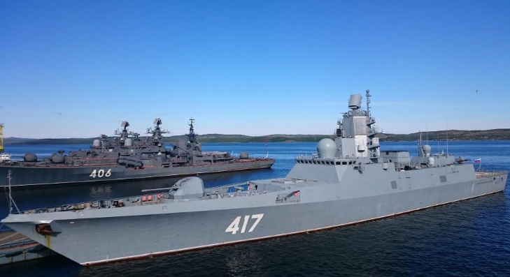 У бік США рухається російський фрегат "Адмірал Горшков", здатний нести ядерні боєголовки на борту – The Sun