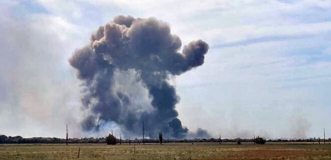 У Росії назвали причиною нових вибухів у Криму "загоряння"