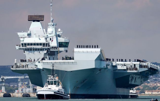 Найбільший військовий корабель Великої Британії зазнав аварії, – Sky News