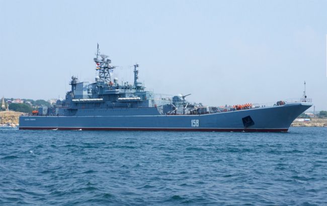 З'явилося відео знищення російського корабля "Цезар Куніков"