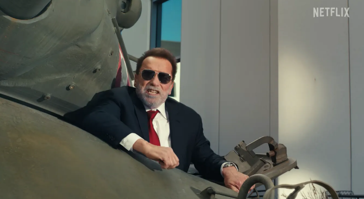 Приїхав на роботу на танку: Шварценеггер став директором з екшену на Netflix