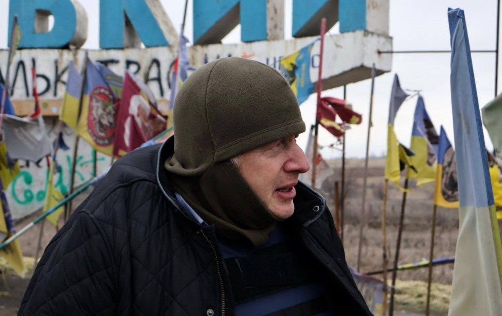 Борис Джонсон приїхав на фронт