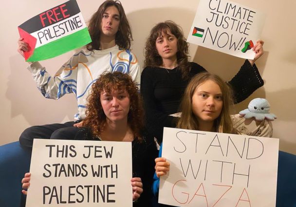 Ґрета Тунберг організувала страйк на знак солідарності з Палестиною