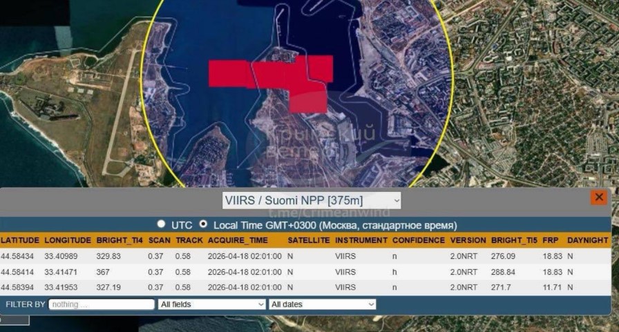 Дрони СБУ "вполювали" в Криму три російські кораблі 