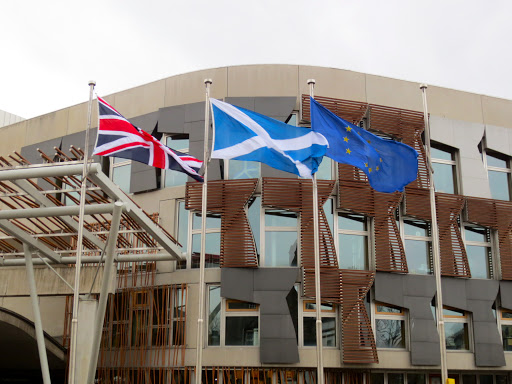 Шотландия, парламент, ЕС, флаг,  Brexit