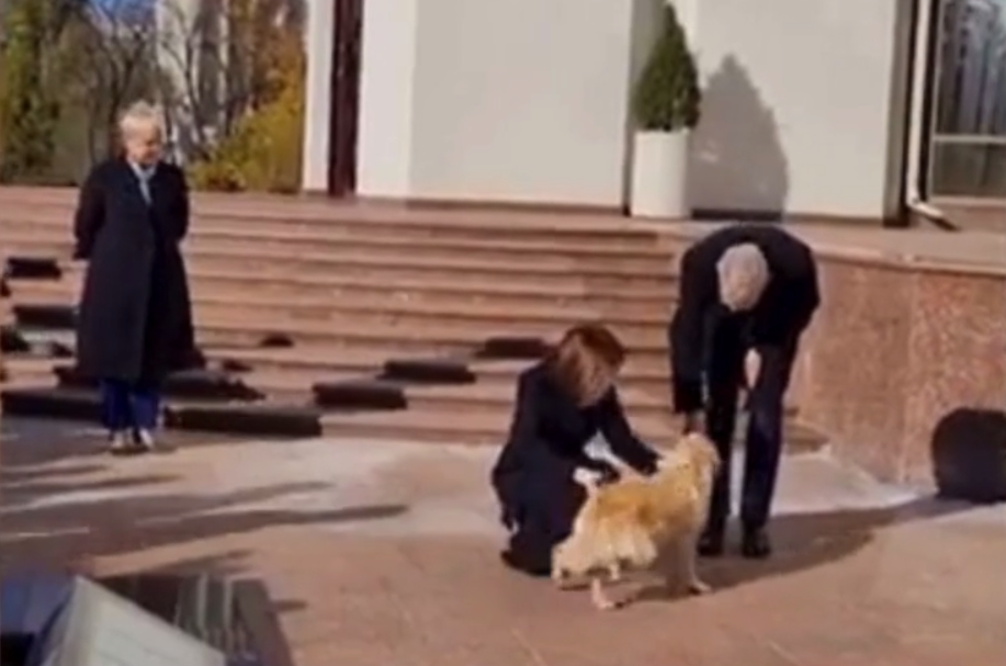 Собака президентки Молдови вкусив президента Австрії