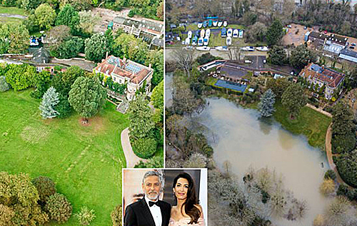 В Британии затопило поместье Клуни за 15 миллионов долларов 