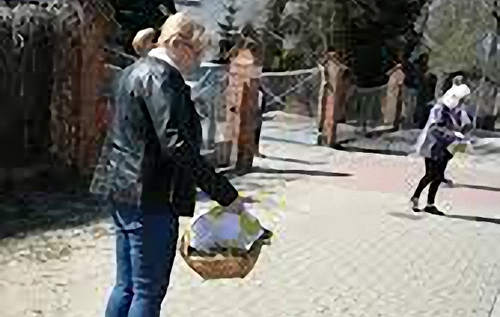 В сети показали, как в Польше святили пасхальные корзины, не нарушая противовирусных ограничений. ВИДЕО