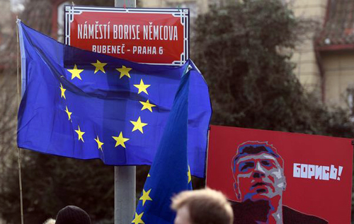 Посольство РФ в Чехии "переехало", чтобы не находиться на площади Бориса Немцова