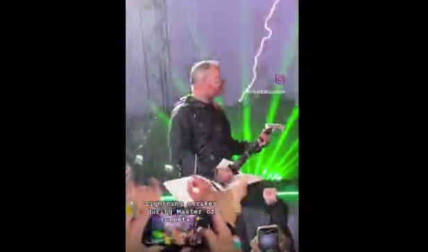 Під час концерту Metallica в Мюнхені вдарила блискавка: приголомшені фанати назвали це "посланням" від загиблого музикантам