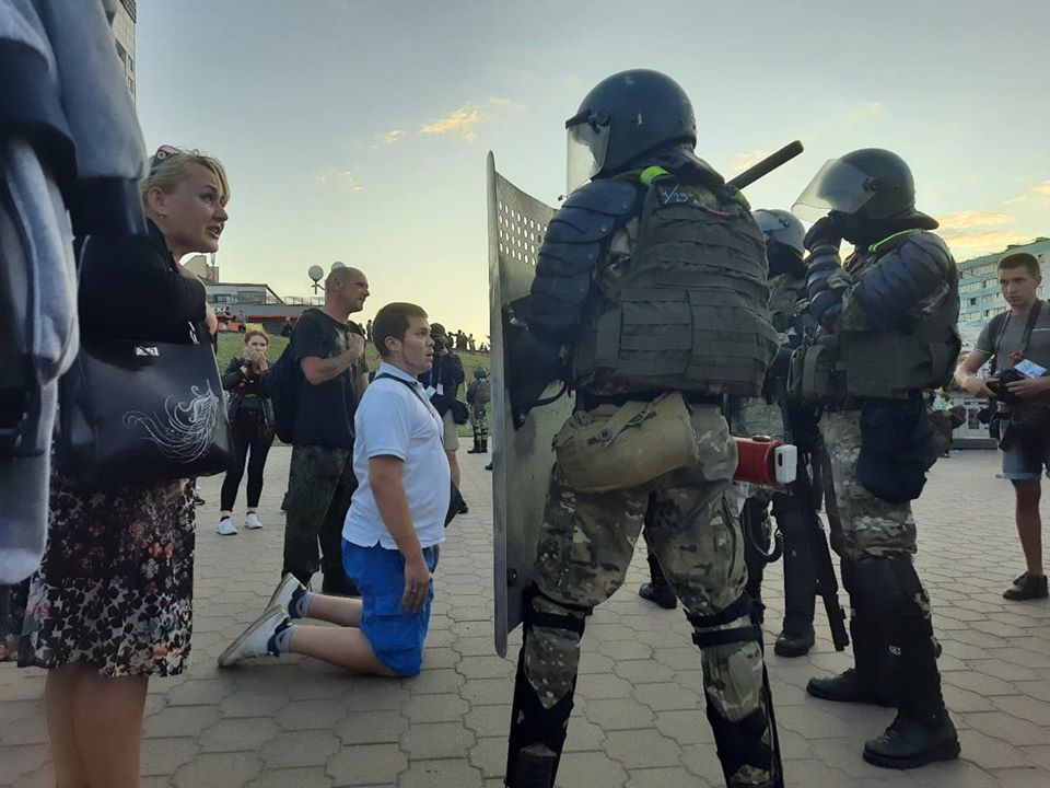 Протет в Беларуси 