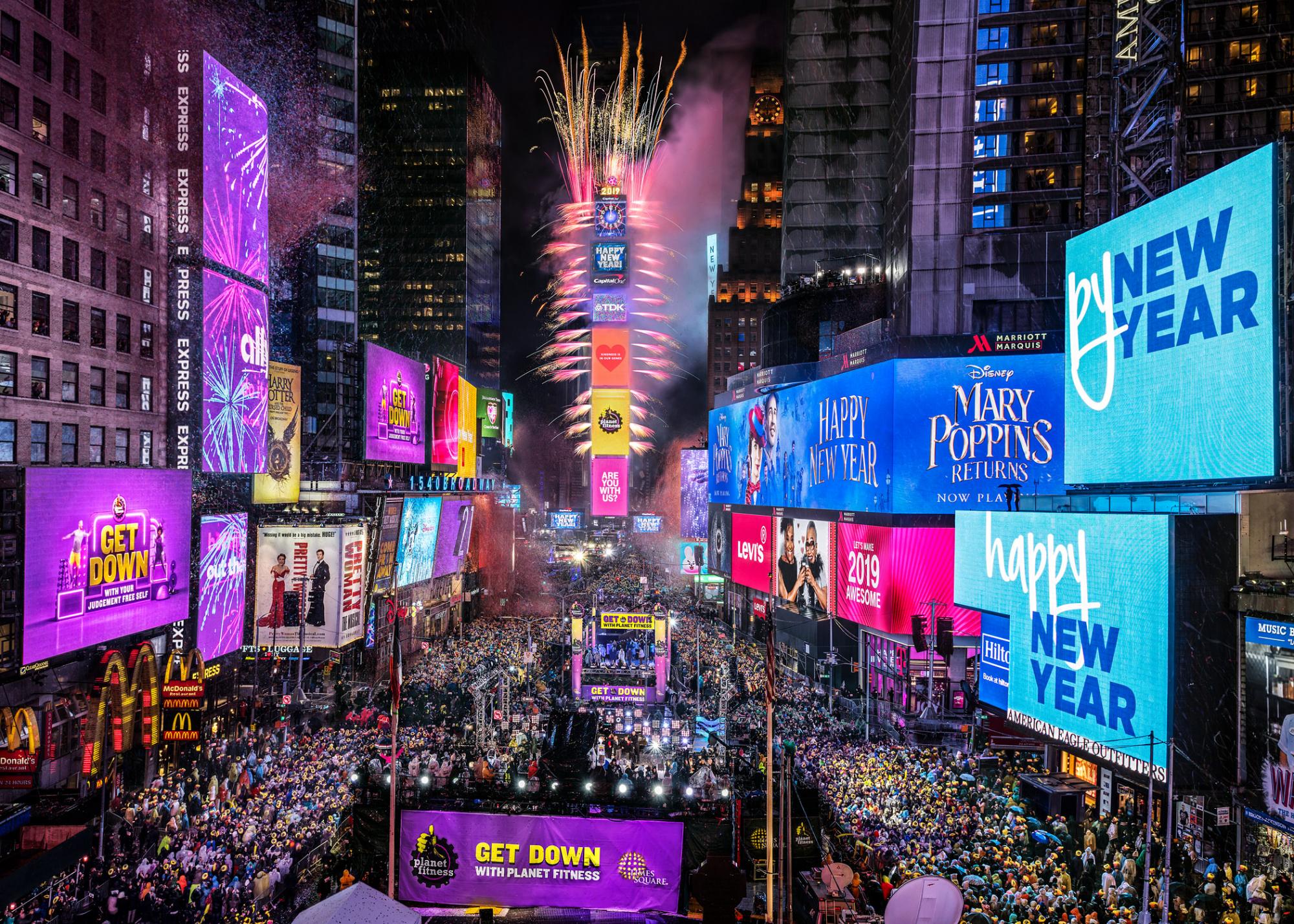 Празднование Нового года на Таймс-сквер состоится в online-формате