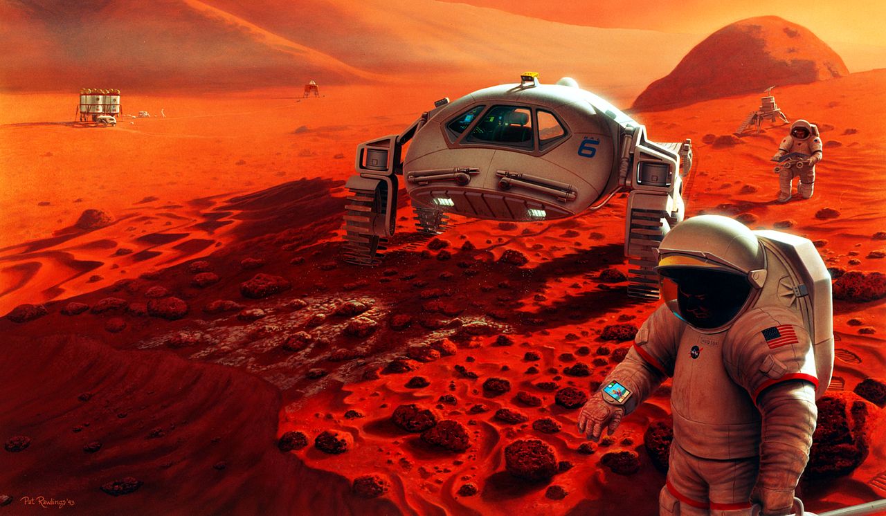 Илон Маск рассказал, как будет выглядеть флаг колонии на Марсе