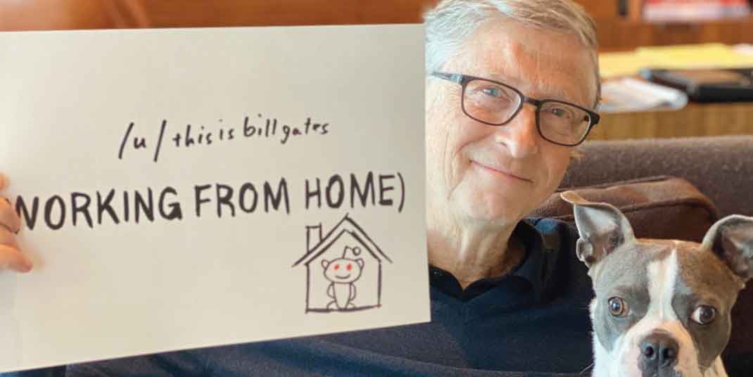 Билл Гейтс сравнил отрицателей масок с нудистами