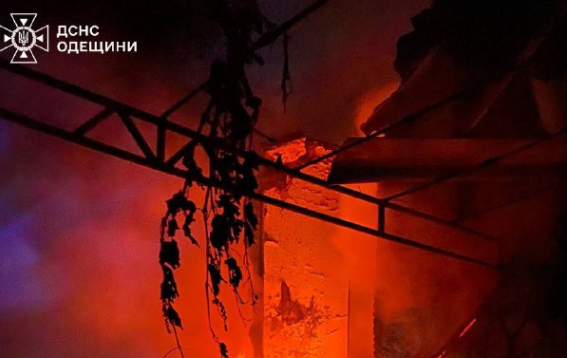 ДСНС показала наслідки ворожої атаки на Одещину