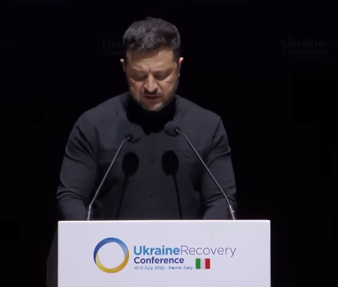 Зеленський у Римі просив партнерів відновлювати Україну із "планом Маршалла"