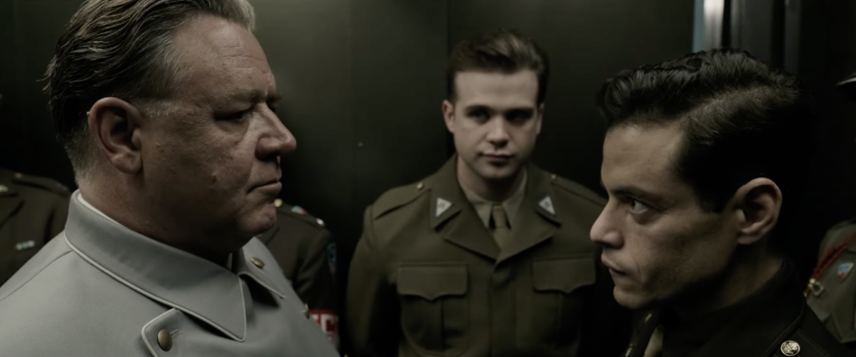 Вийшов трейлер стрічки "Нюрнберг" з  Рамі Малеком та Расселом Кроу