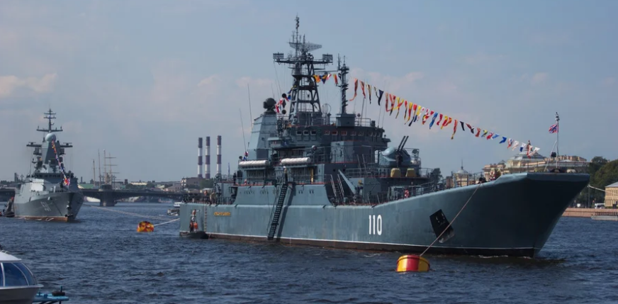 Біля узбережжя Німеччини став на якір російський десантний корабель