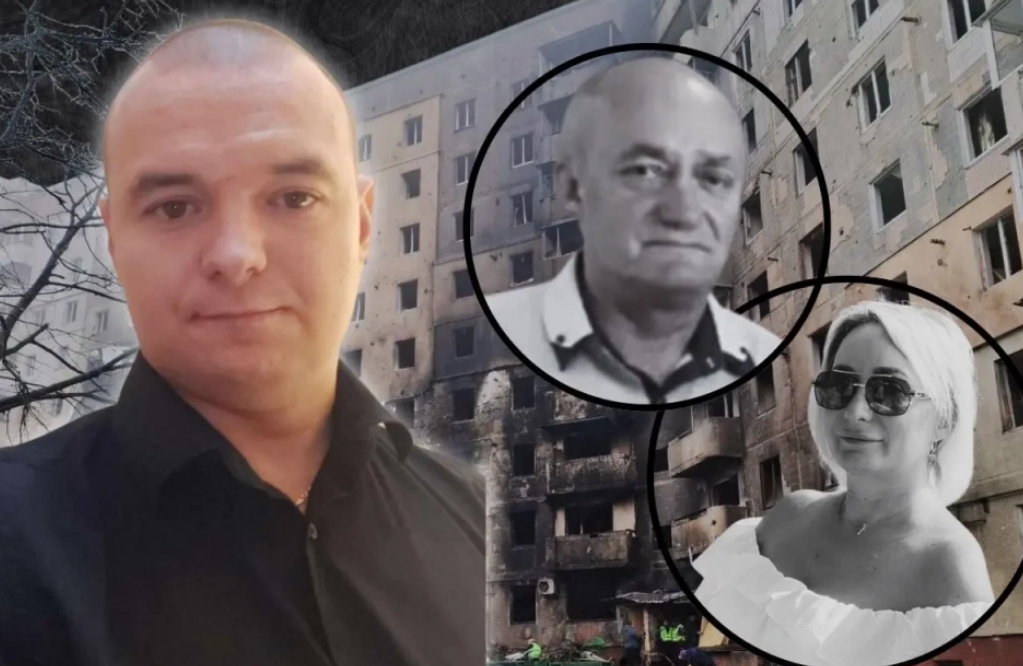 У Тернополі ЗМІ відшукали чоловіка, який виносив людей із палаючого будинку після ракетного удару РФ 