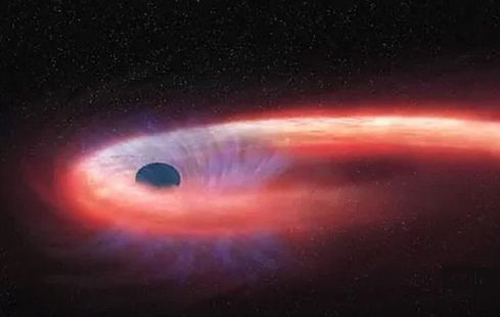Астрономы впервые увидели черную дыру, обернутую звездой