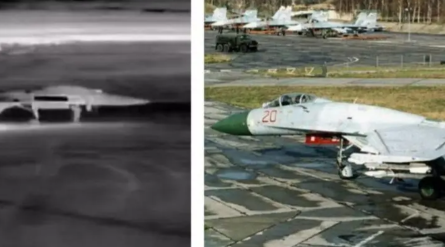 Дрони СБУ уразили два винищувача Су-27 у Криму