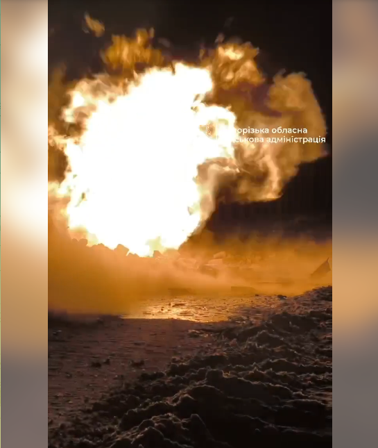 Росіяни атакували Запоріжжя: пошкоджений обʼєкт промислової інфраструктури