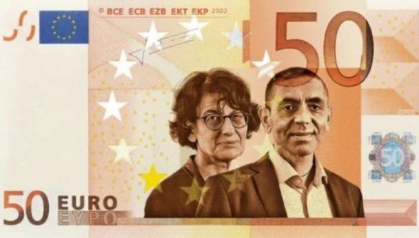 На оновлених банкнотах євро пропонують розмістити портрети розробників вакцини Pfizer