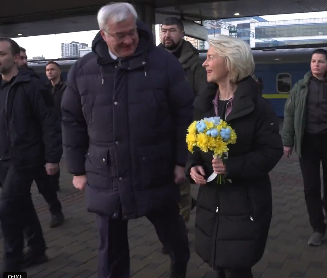 До Києва прибули президентка Єврокомісії і глава Євроради