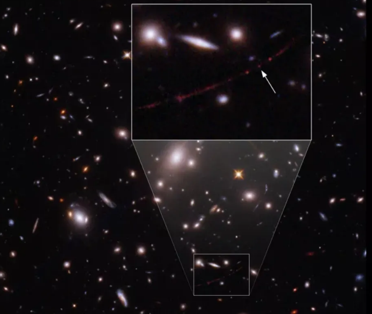 Телескоп "Джеймс Вебб" зробив фото найвіддаленішої зірки у Всесвіті під назвою Еаренділь