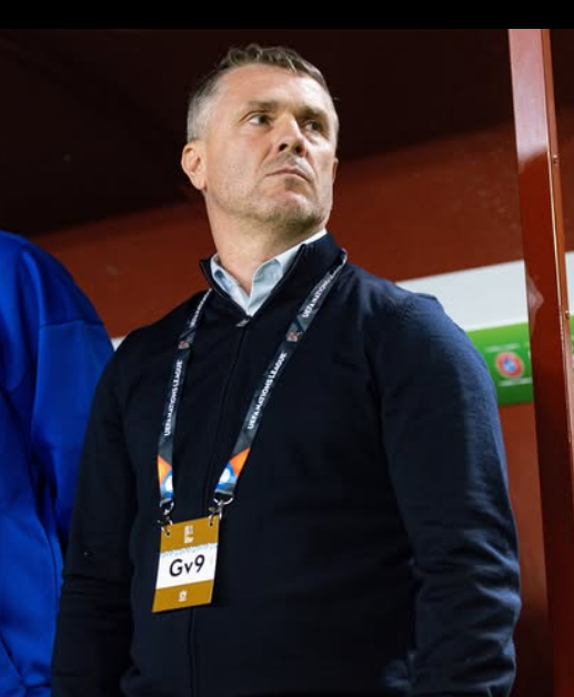 Ребров відреагував на запитання про майбутнє у збірній України