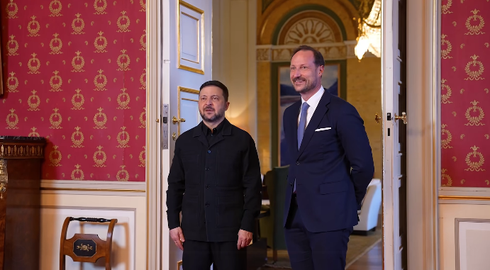 Зеленський зустрівся з кронпринцом Норвегії Гоконом