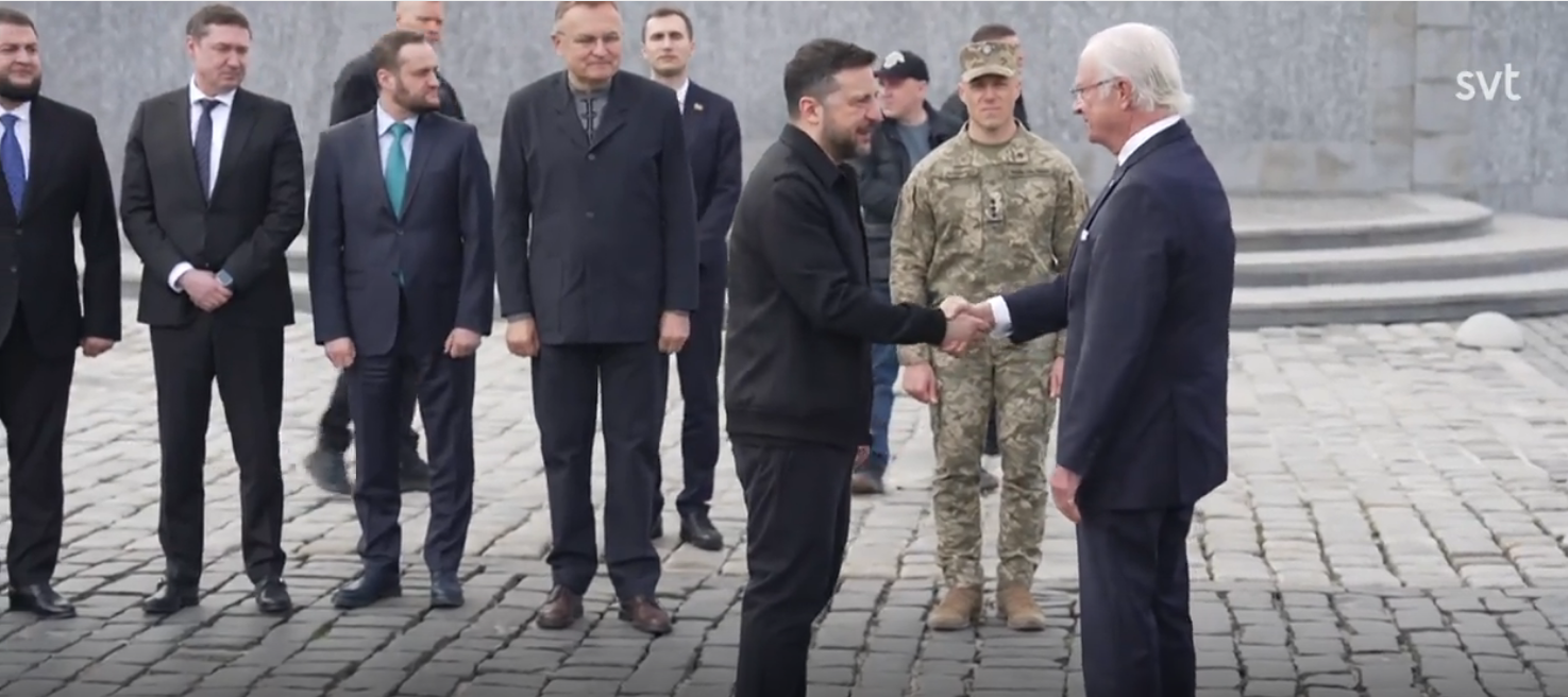 Король Швеції прибув до України