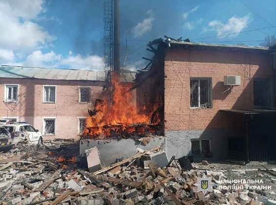 Ворог атакував відділок поліції у Прилуках