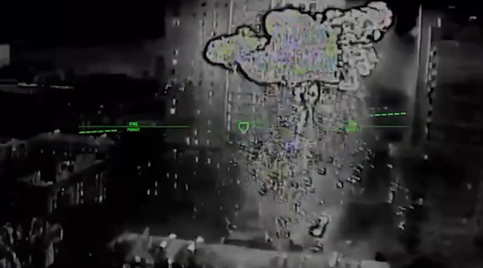 Сили безпілотних систем разом з бійцями Азову знищили командний пункт ФСБ в окупованому Донецьку