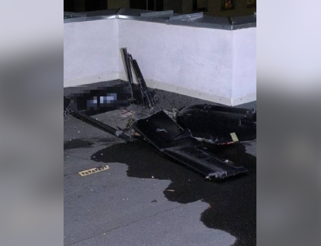 У Кишиневі об'єкт, схожий на дрон, впав на багатоповерхівку