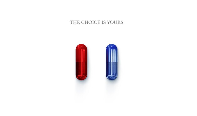 Выбери синюю или красную таблетку: опубликованы первые кадры из новой "Матрицы"