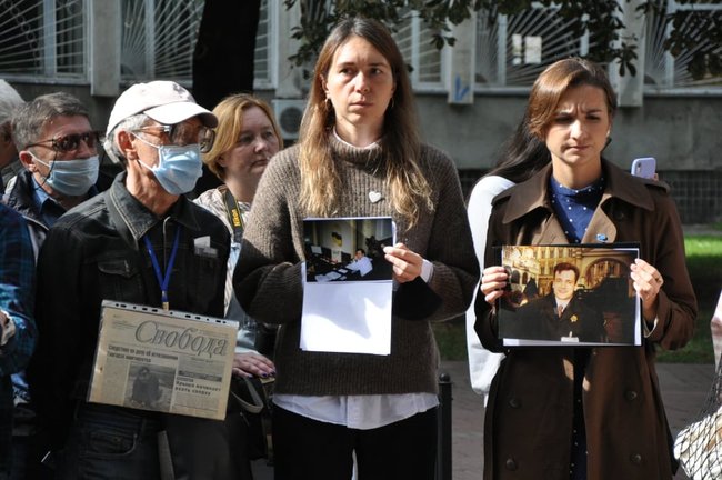 В Киеве почтили память убитого 21 год назад журналиста Гонгадзе