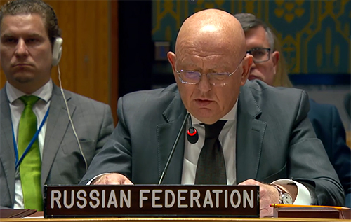 Небензя в Радбезі ООН поскаржився на санкції України проти "Маші та Ведмедя"