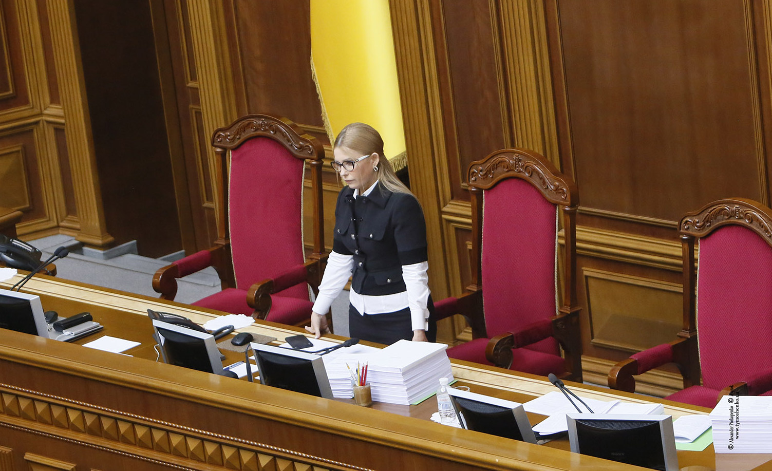 Тимошенко пояснила, чому вчора заблокувала місце спікера Верховної Ради