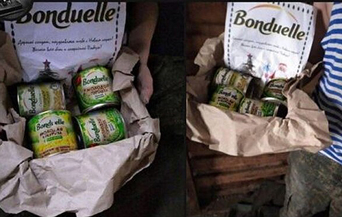 Компанія Bonduelle привітала російських солдатів з Новим роком і передала продуктові набори: в мережі виникла хвиля обурення