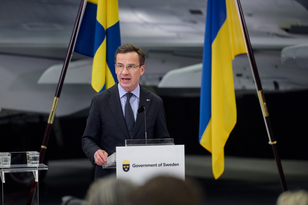 Прем'єр Швеції підтримує удари України по російських НПЗ Прем'єр Швеції підтримує удари України по російських НПЗ