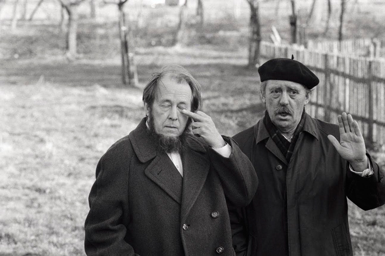 Генрих Бёлль с Александром Солженицыным, 1974