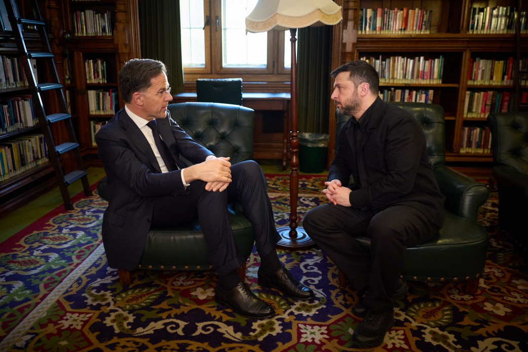 Зеленський розповів про свою зустріч із Рютте: "Обговорили багато різних тем, але передусім посилення ППО"