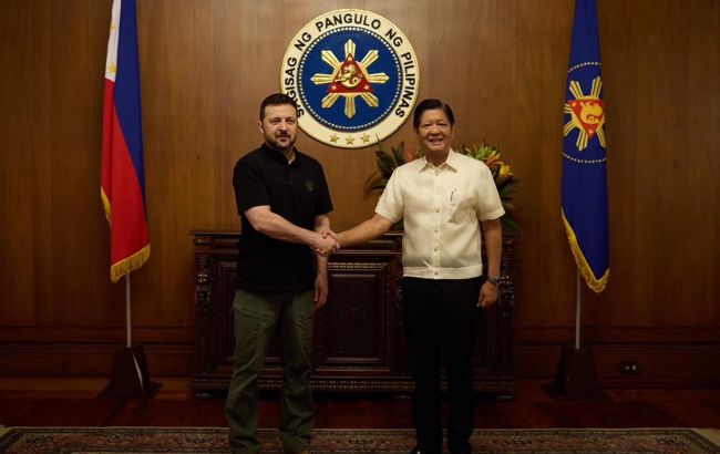 Зеленський під час візиту до Маніли обговорив із президентом Філіппін двосторонню співпрацю та агресію РФ