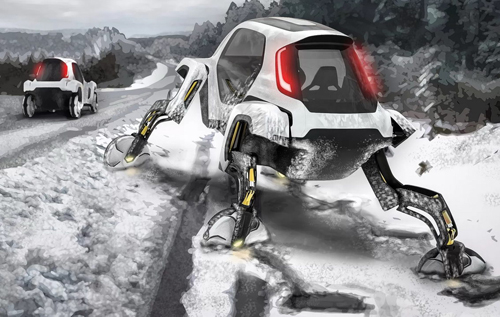 Hyundai презентовала концепт "шагающих" авто – им не страшны ни ямы, ни склоны. ФОТО